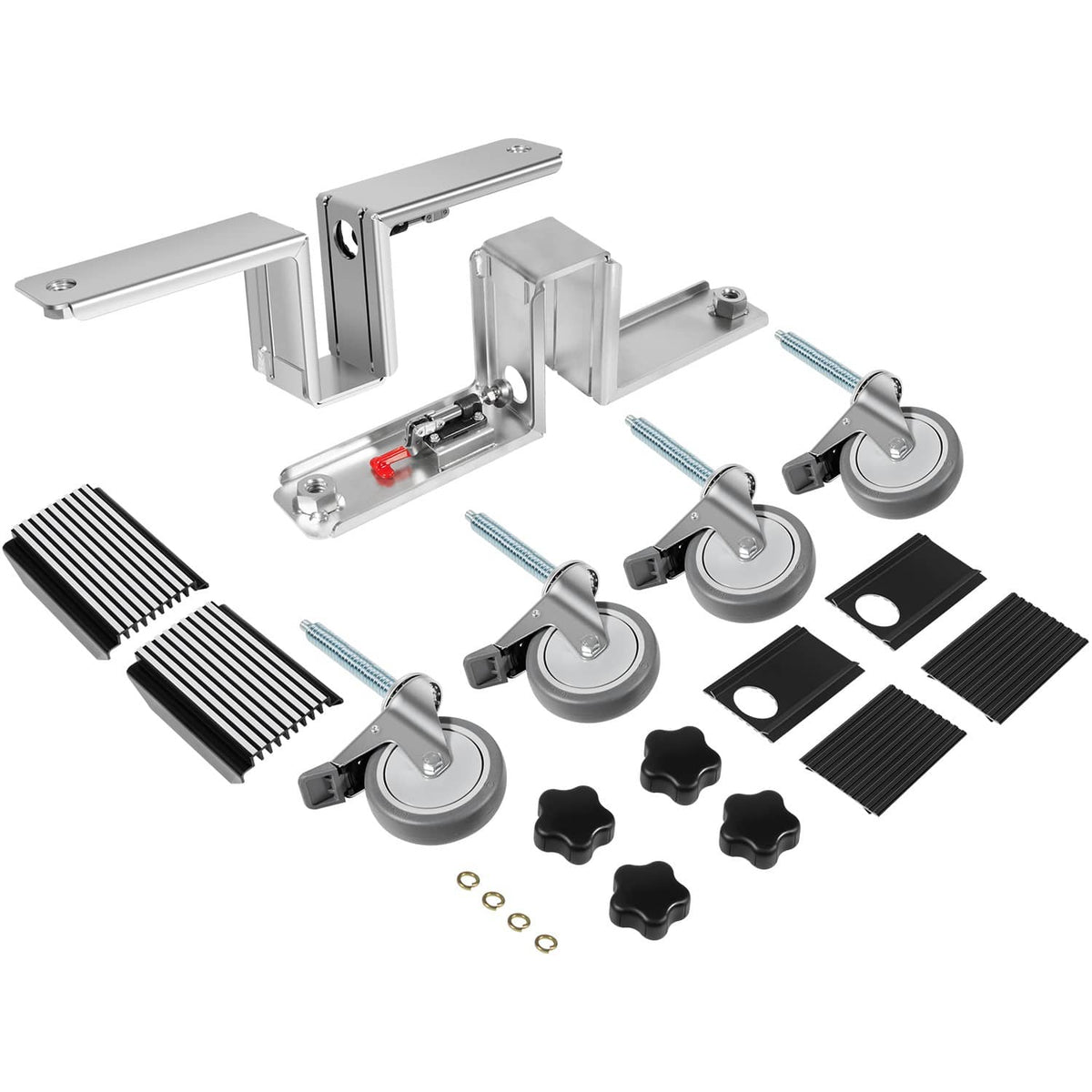 Solidspare Heavy Door Installation Hardware Tool Kit for 1-3/4" and 2-1/4" Doors Dual-Dolly