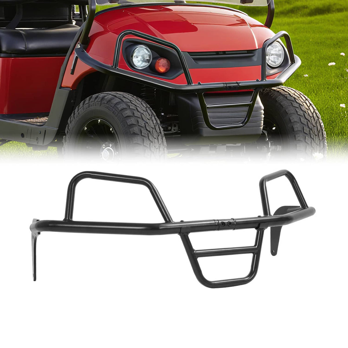 Solidspare Powder Coated Front Brush Guard For EZGO Express L4 S4 L6 S6 2012-Up Golf Cart