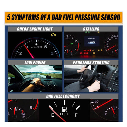 Solidspare Fuel Pressure Sensor Tube ABS Compatible with Dodge Ram 2014-2021 1500 5.7L V8