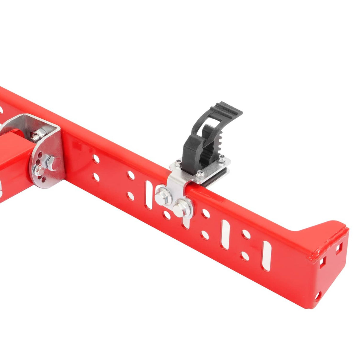 Solidspare Red Trimmer Rack Enhancing safety For lawn Mower 1"-2" Roll Bar Trimmer Holder