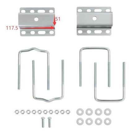 Solidspare Pair 40"/48" Boat Trailer Guide On Post Adjustable For Sailboat fishing ski Boat
