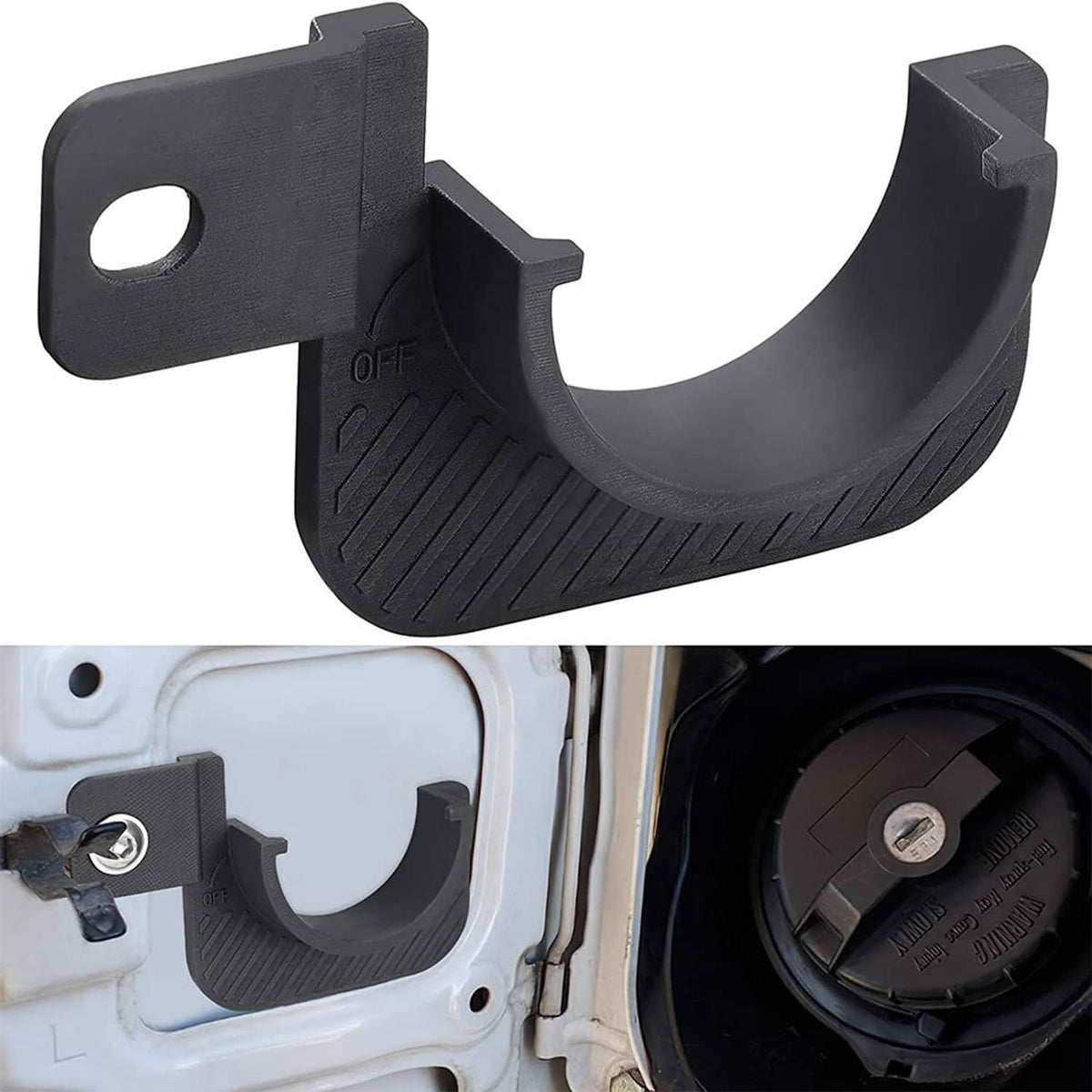 Solidspare Gas Cap Holder Trim Plastic For 2016-2020 2021 2022 2023 Toyota Tacoma 3rd Gen