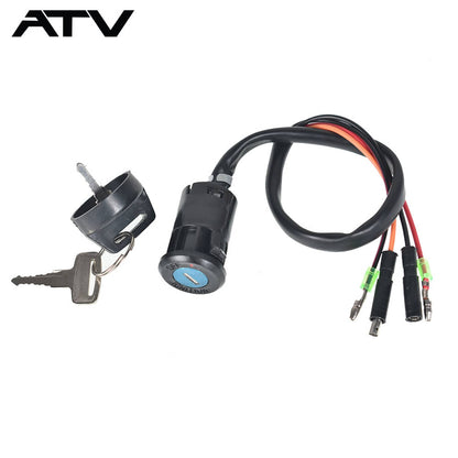 Solidspare Ignition Key Switch For Honda 300 TRX300 TRX300FW FOURTRAX 1990-2000 ATV