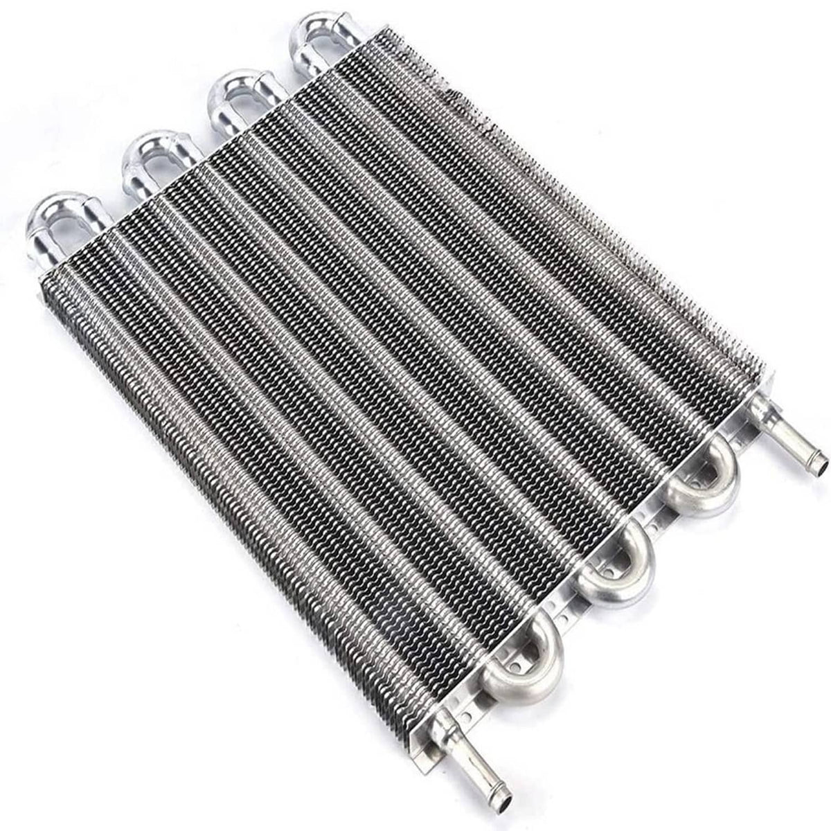 Solidspare 8 Rows Universal Aluminum Remote Transmission Oil Cooler Radiator Converter Kits