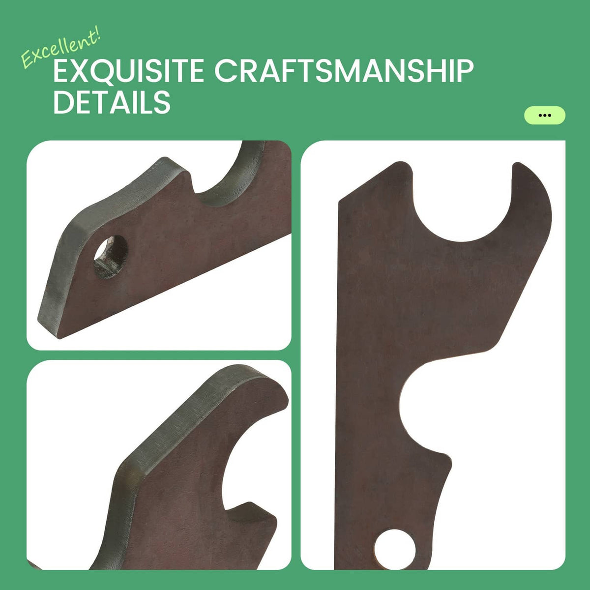 Solidspare For Kubota Quick Attach Bucket Ears Attachment KX040 KX71 KX91 KX121 KX033 U35