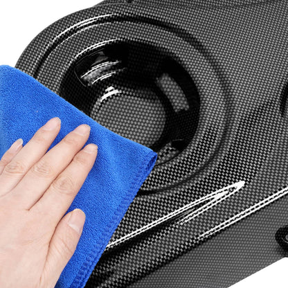 Solidspare Golf Cart Carbon Fiber Style Radio & Speaker Dash Cover For EZGO RXV 2008-up