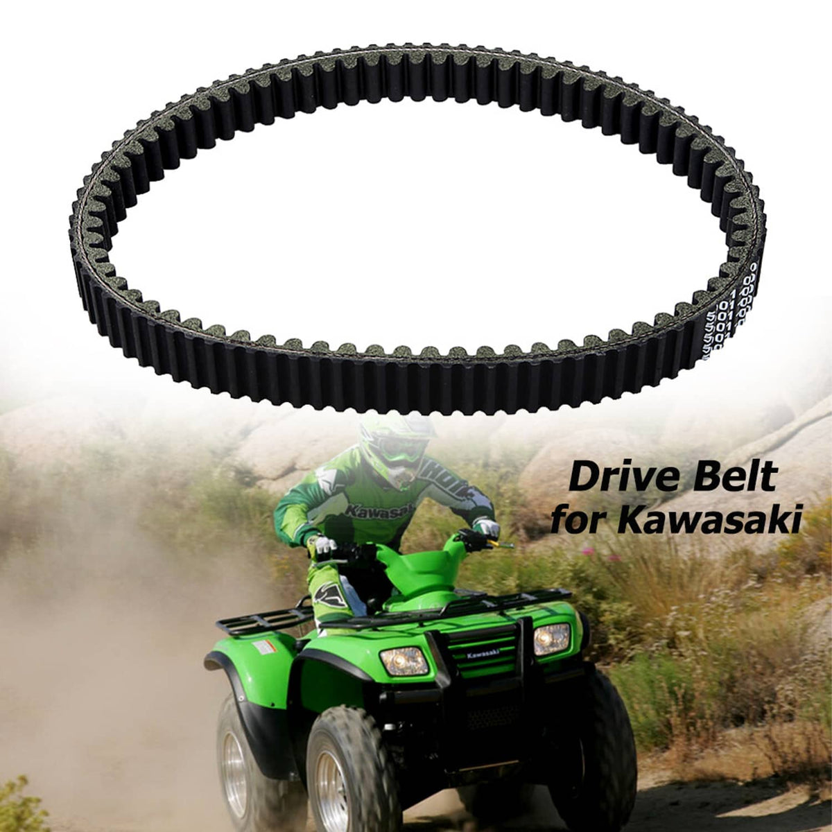 Solidspare Drive Belt for Kawasaki KVF750 Brute Force 750 05-11 KVF360 Prairie 360 03-12