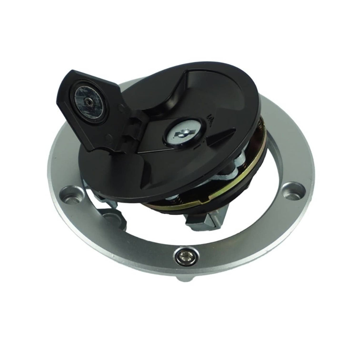 Solidspare Fuel Gas Cap Tank Cover Lock for Kawasaki NINJA 650 EX650 ZX600 ZX636 ZX10R