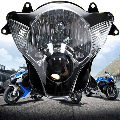 Solidspare Front Headlamp Headlight Assembly For Suzuki GSXR600 GSXR750 K6 2006 2007 06-07