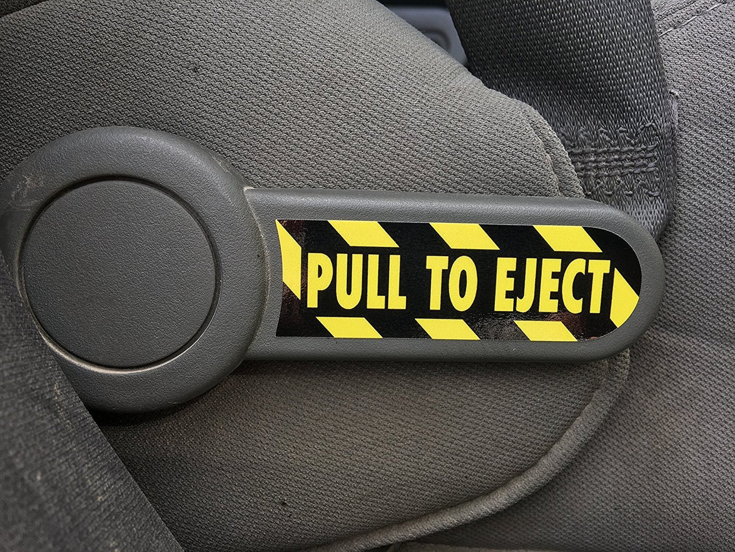 PULL TO EJECT Decal / Sticker Set for Jeep Wrangler JK, JKU, Sahara, Rubicon, SE