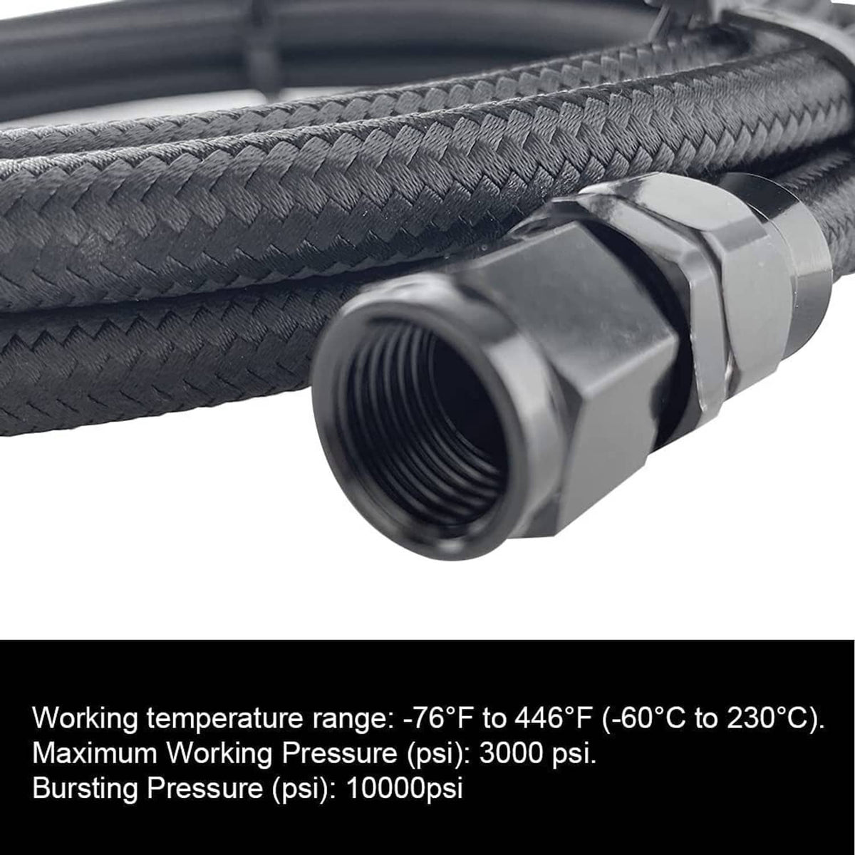 Solidspare For GM 4L60E 4L65E TH350 TH400 Automatic Transmission Cooler 6AN Hose Line Kit
