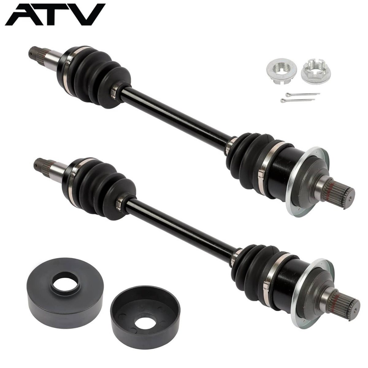 Solidspare Rear Left Right CV Axles Drive Shaft for Arctic Cat 400 450 500 550 650 05-14