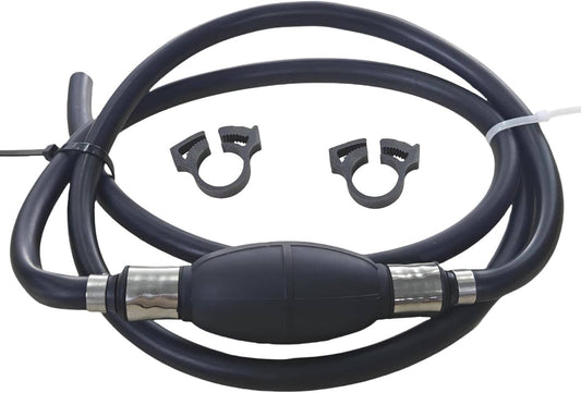 Solid Spare 5/16" Gas Hose Fuel Line Assembly Primer Bulb Universal for BOAT OUTBOARD Marine