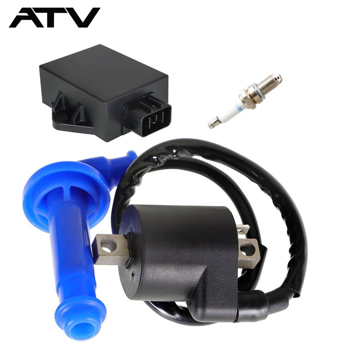 Solidspare Ignition Coil Spark Plug CDI 3088052 For Polaris Predator 500 2003 2004