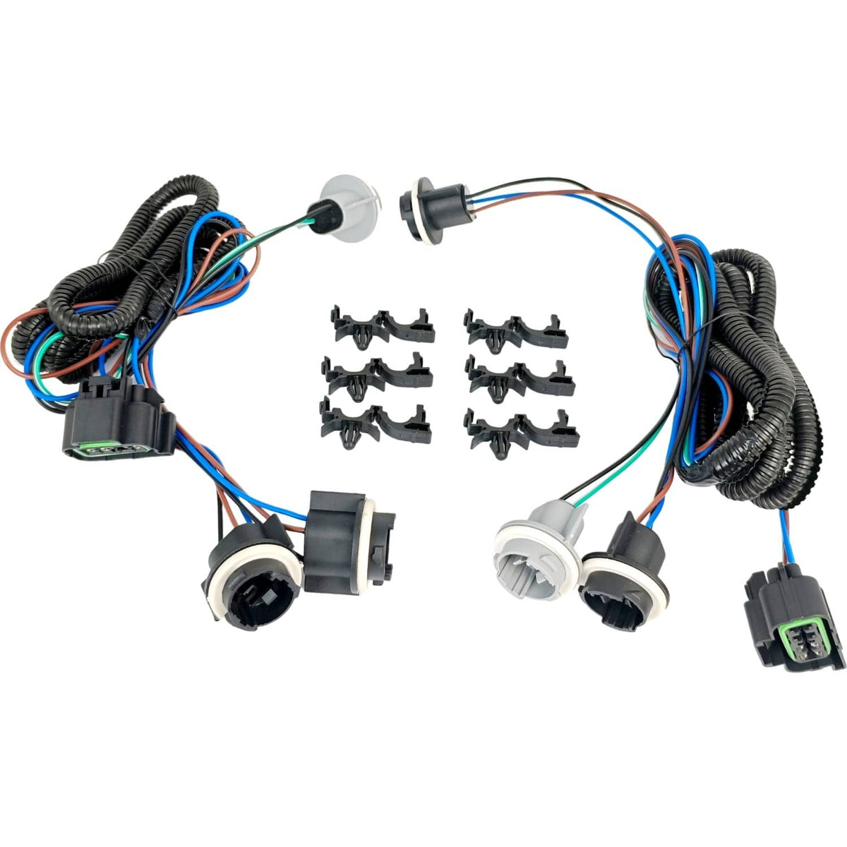 Solid Spare 2007-2010 2X Tail Lamp Wiring Harness 15824515 15824514 Fit GMC Sierra 3500HD