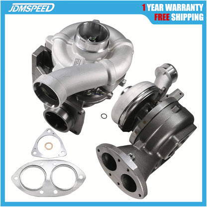 Solidspare Fits 08-10 F350 450 550 6.4L Powerstroke Diesel Turbo Charger High+ Low Pressure