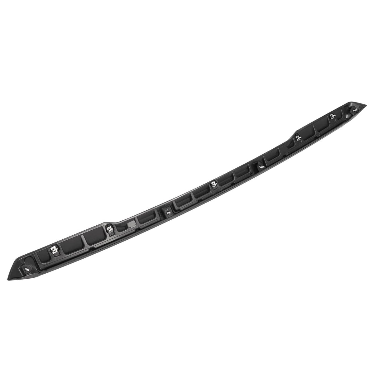 Solid Spare For GMC Yukon / Yukon XL Denali 21-24 Front Upper Hood Molding Trim Gloss Black
