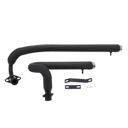 Solidspare For Yamaha V star 650 XVS650 Dragstar 650 Shortshots Staggered Exhaust Pipes