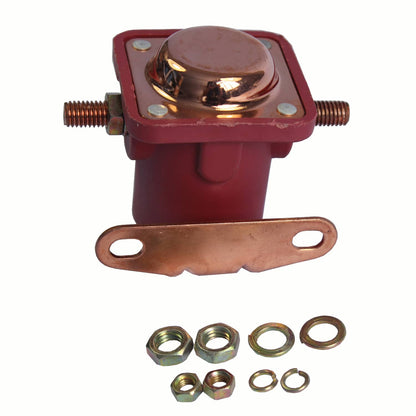Solidspare Red 12 Volt Solenoid Relay 12V Heavy Duty SW3 SNL135 Fit Ford Starter Car Truck