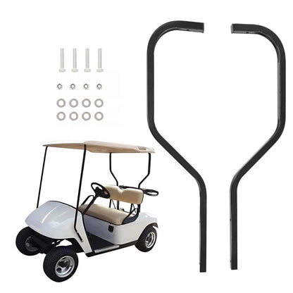 Solidspare For EZGO TXT Golf Cart 1996-up Rear Roof Struts Supports Brackets (Set of 2)