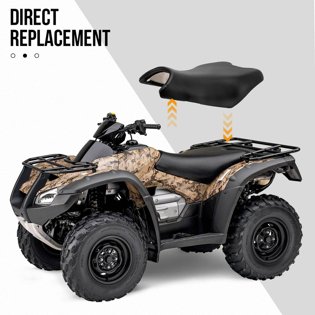 Solidspare 1x Complete Seat For 2003 2004 2005 Honda TRX 650 TRX650 TRX650FA Rincon 650