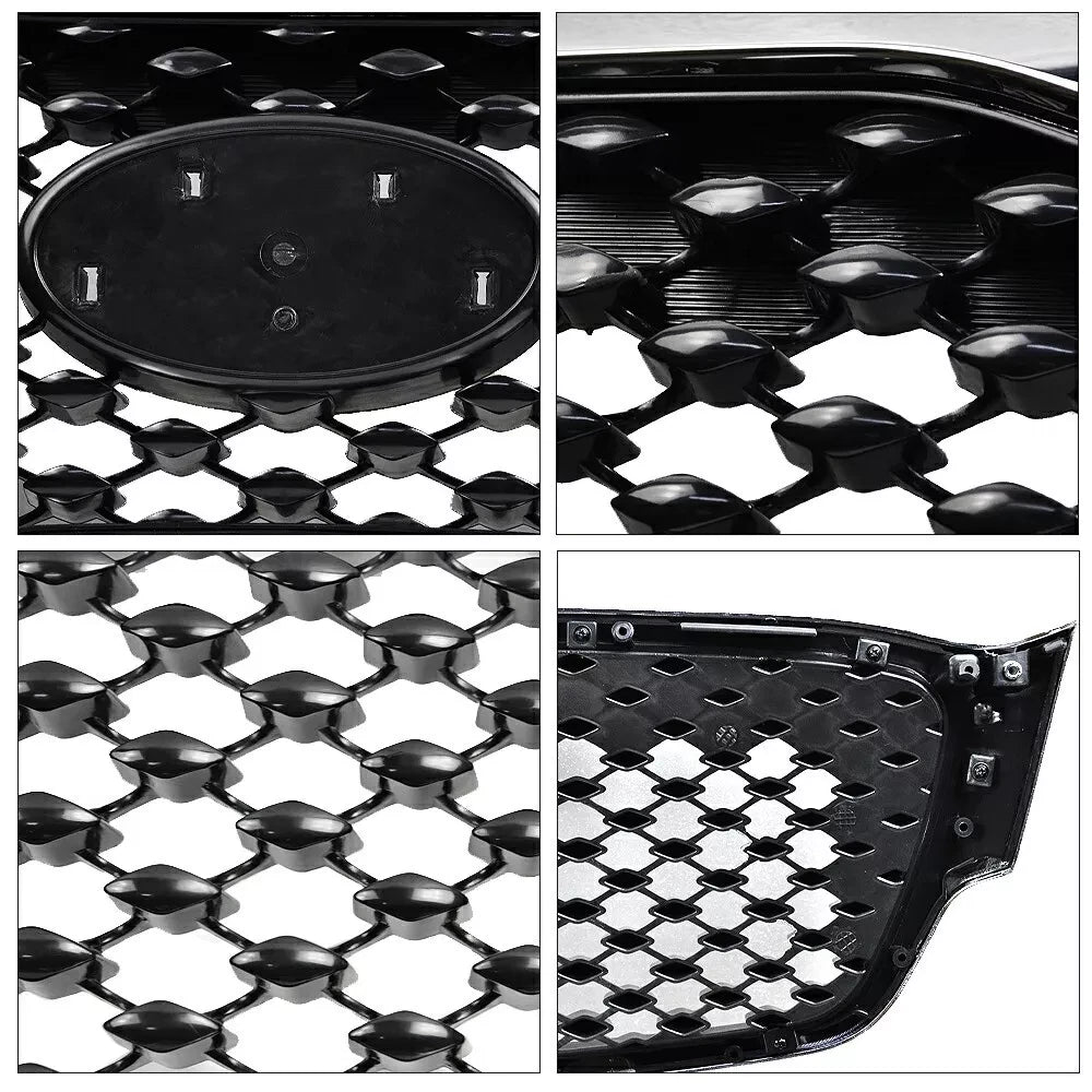 For 2016-2018 Kia Sorento Front Upper Grille Radiator Sight Cover Set 86360C6000