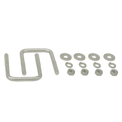 Solidspare Zinc-Plated Boat Trailer PVC Y V Guide On Bow Rest Centering Support Kit