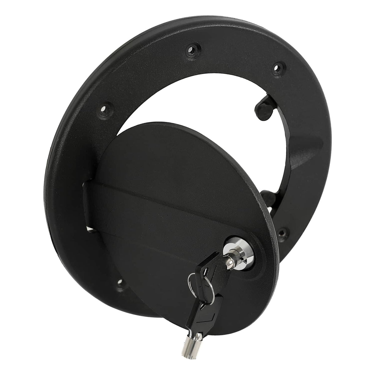 Solid Spare Aluminum Locking Fuel Filler Door Gas Tank Cap Cover For Hummer H3 H3T 2006-2010