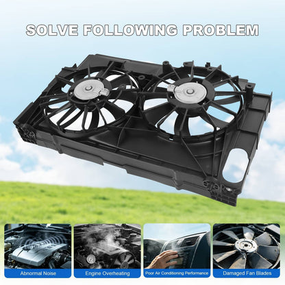 Solidspare Radiator Cooling Fan Assembly 621-557 for 2013-2019 Toyota RAV4 2.5L L4 623290