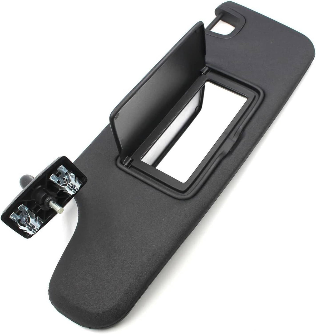 Solidspare New Black Sun Visor 6CJ07DX9AA Left Driver Side For 2007-2018 Jeep Wrangler JK