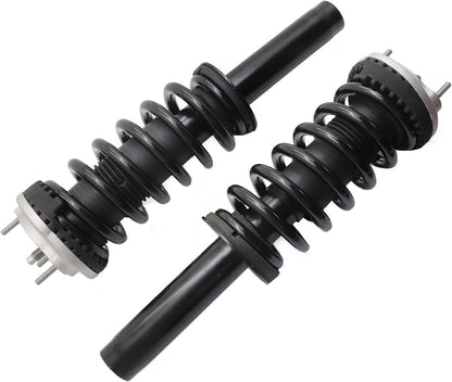 Solidspare Pair Front Shock Absorber Struts Assys For Maserati Ghibli M157 AWD 670008897