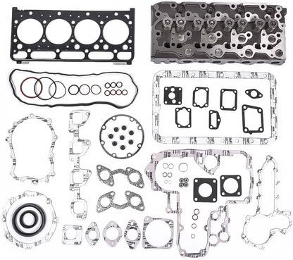 Solidspare Complete Cylinder Head Kit for Kubota V2203 V2203T V2203E V2203B Tractor L4200