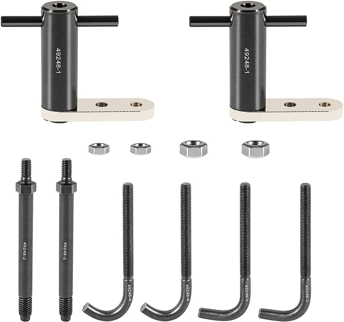 Solid Spare 6706 Injector Rail Assembly Remover & GM245 Fuel Injector Seals Tool Fits For GM