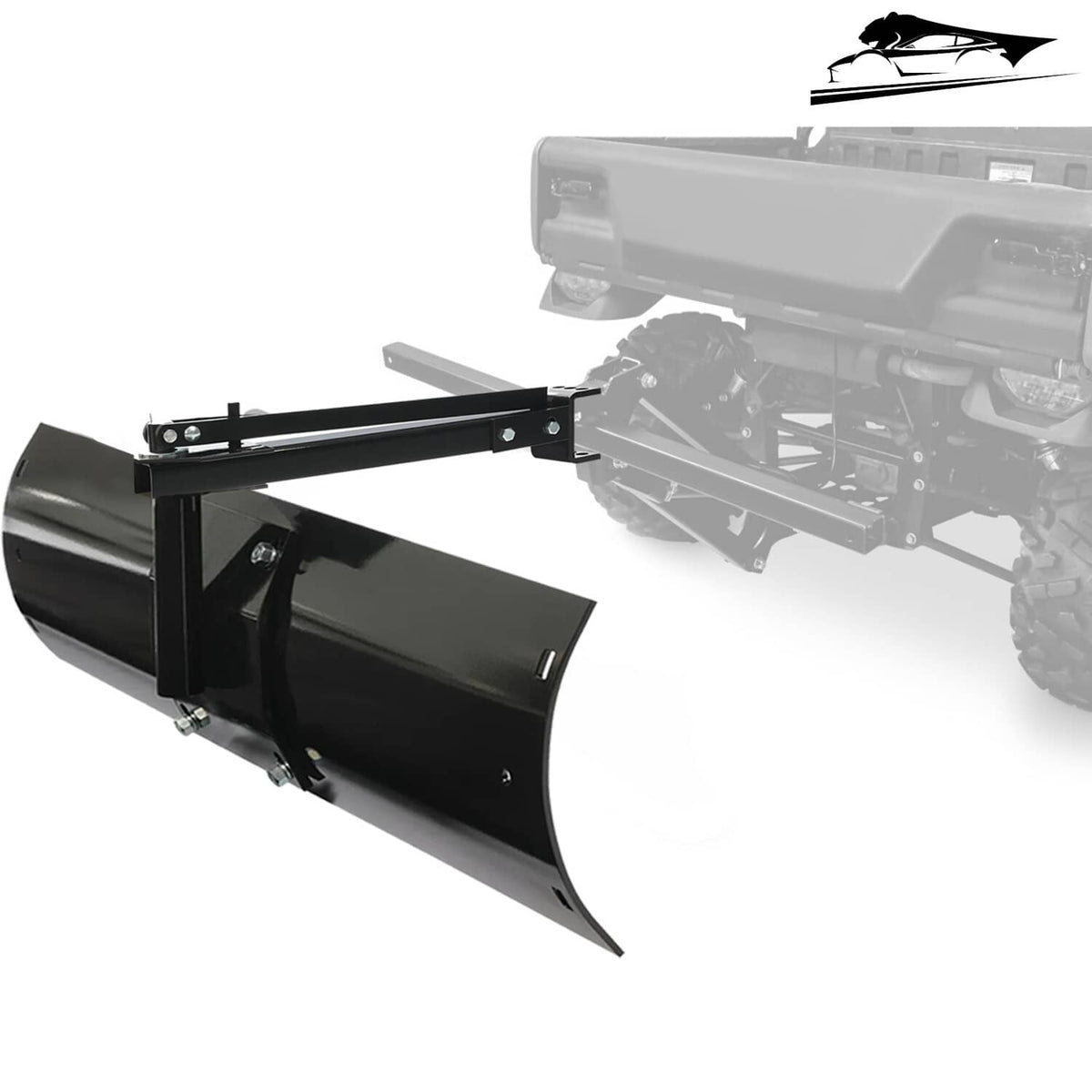 Solidspare For ATV UTV Tractor Adjustable 40'' Sleeve Hitch Tow Behind Rear Scrape Blade
