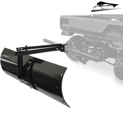 Solidspare For ATV UTV Tractor Adjustable 40'' Sleeve Hitch Tow Behind Rear Scrape Blade
