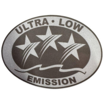 Solid Spare Ultra Low EMISSION 3 star DECALS STICKERS For SEADOO YAMAHA HONDA - Light Gray