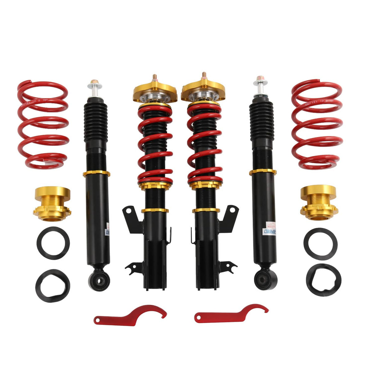 Solidspare Coilovers Suspension Adj Height Kit FITS Acura ILX 13-16 Honda Civic 2012-2015