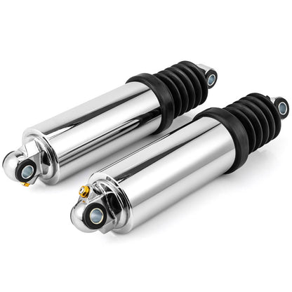 Solidspare 12" Lowered Chrome Air Shocks For Harley Electra Glide 1980-17 Road King 1997-17