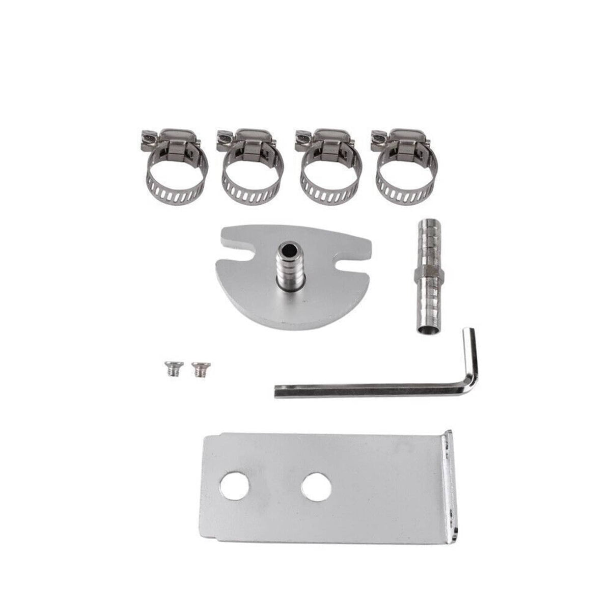 Solidspare New Adjustable Fuel Pressure Regulator Kit w/0-140 Psi Gage & Hose Universal