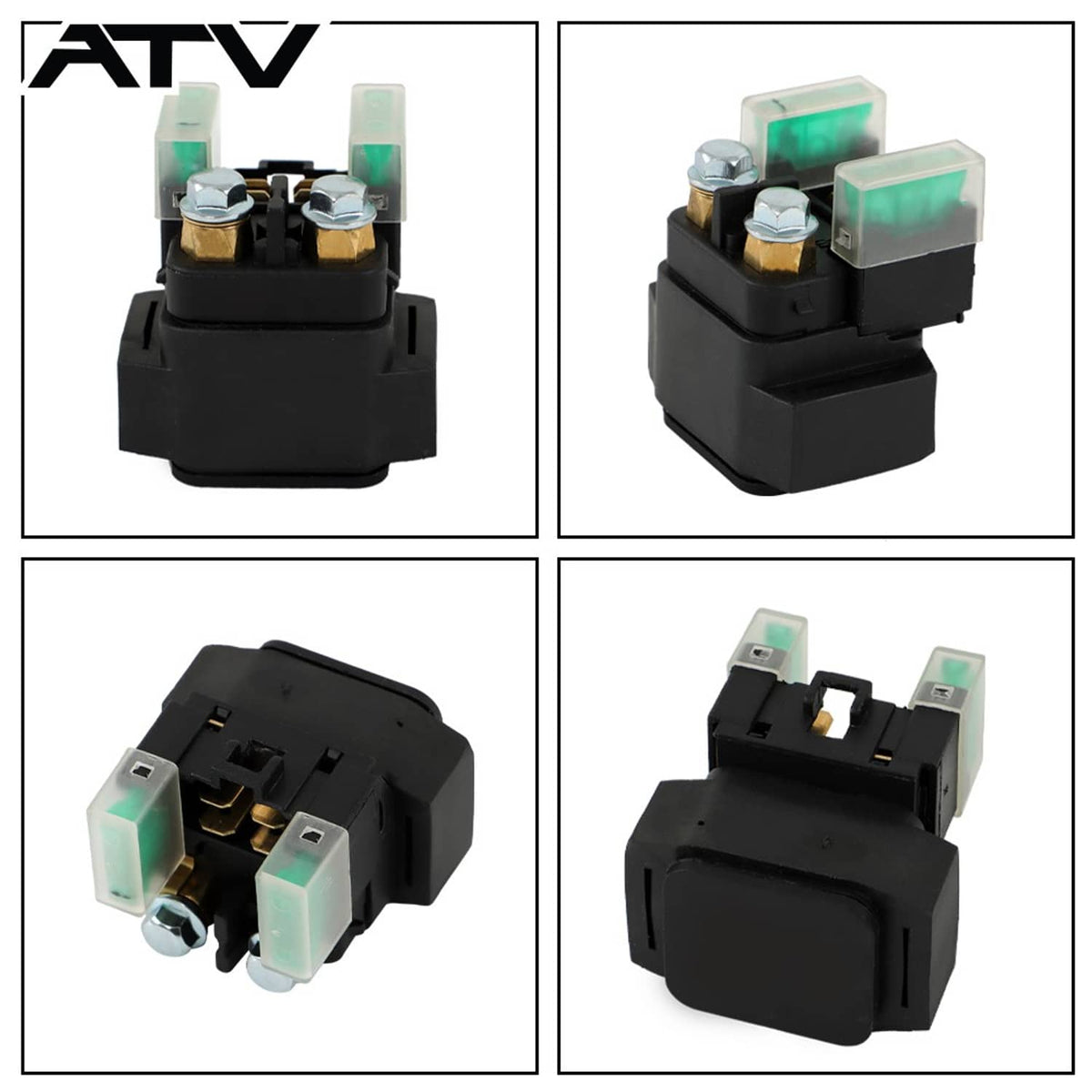 Solidspare Ignition Coil Starter Relay Solenoid For YAMAHA Grizzly 660 YFM660F 4x4 2001-08