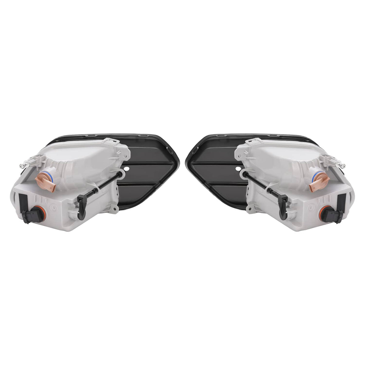 Solid Spare For 2017-2019 Ford Escape Kuga Pair Driving Fog Lights Turn Signal Lamps w/Cover