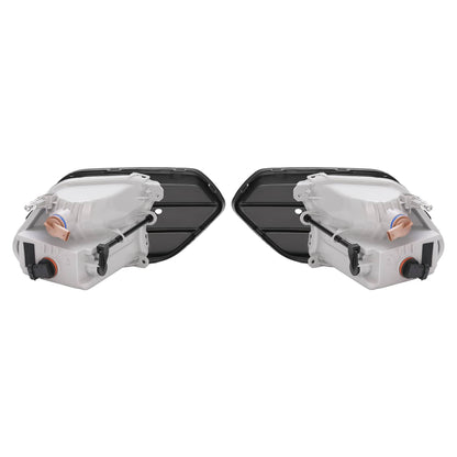 Solid Spare For 2017-2019 Ford Escape Kuga Pair Driving Fog Lights Turn Signal Lamps w/Cover