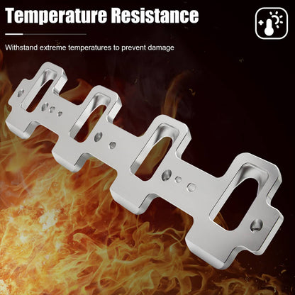 Solidspare For LS Cathedral Port Cylinder Head to Rectangle Port Intake Manifold Adapters