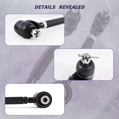 Solidspare 6pcs Rear Upper + Lower Control Toe Camber Arms for 2003-2007 Honda Accord