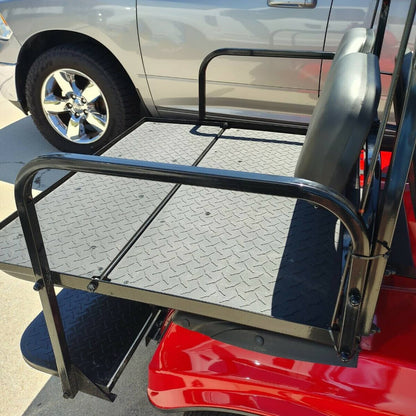 Solidspare For 2000-2013 Club Car DS Golf Cart Flip Folding Rear Seat Kit Back Seat