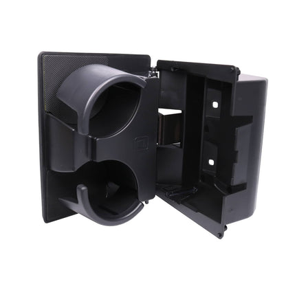 Solidspare BLACK Front Dual Cup Holder For 2008-2016 Ford F250 F350 F450 F550 8C3Z2513562AF