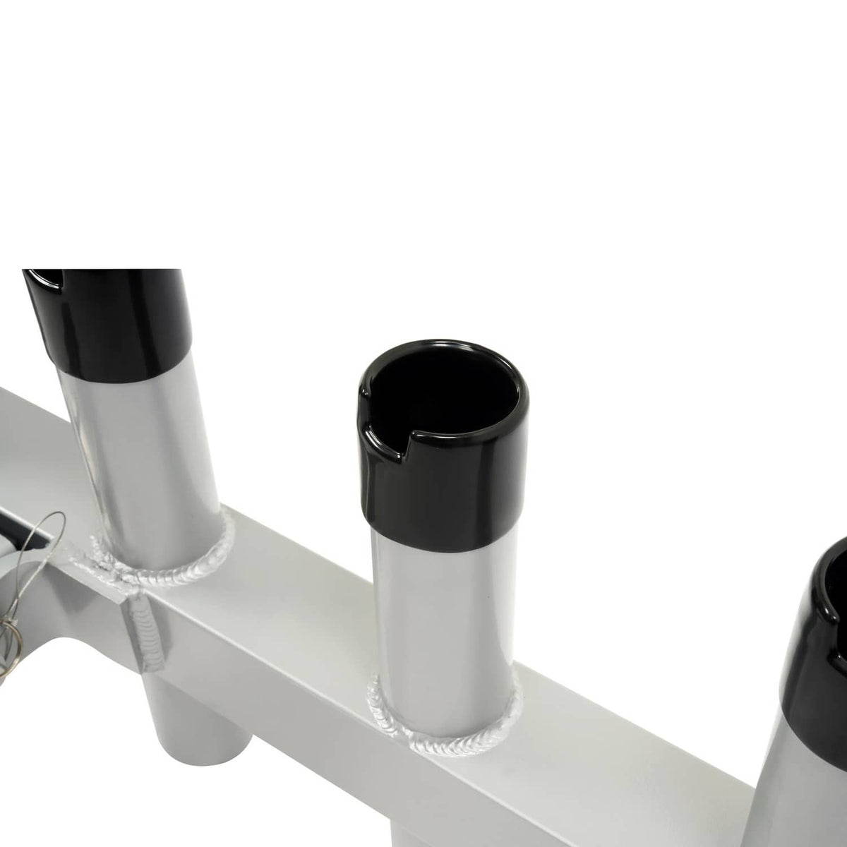 Solid Spare Hitch Mount Fishing Rod Holder 6 Pole For 2" Hitch Receiver Truck Rod Rack