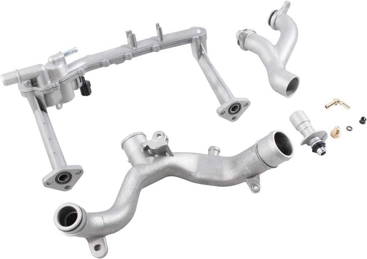 Solidspare New Upgraded Metal Coolant Water Pipe System Kit For Land Rover Jaguar 5.0L