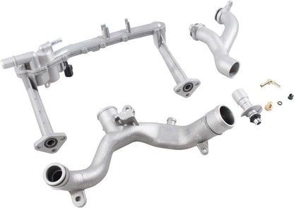 Solidspare New Upgraded Metal Coolant Water Pipe System Kit For Land Rover Jaguar 5.0L