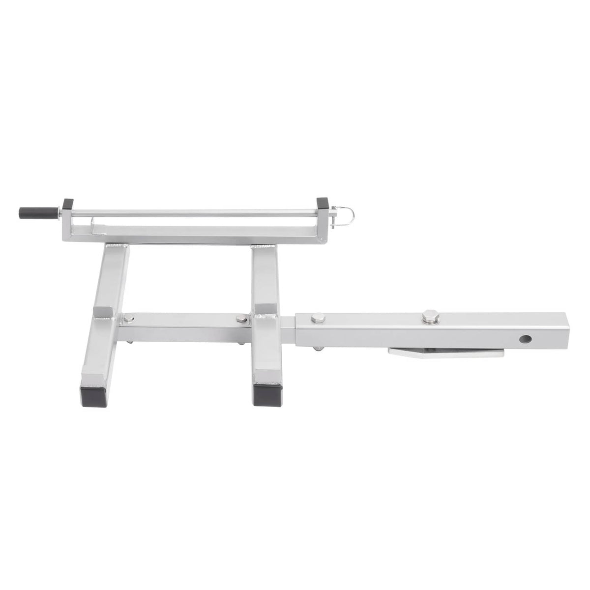 Solid Spare 2" Receiver Aluminum Fishing Cart Caddy Hitch Mount Bracket For Outdoor Hauling